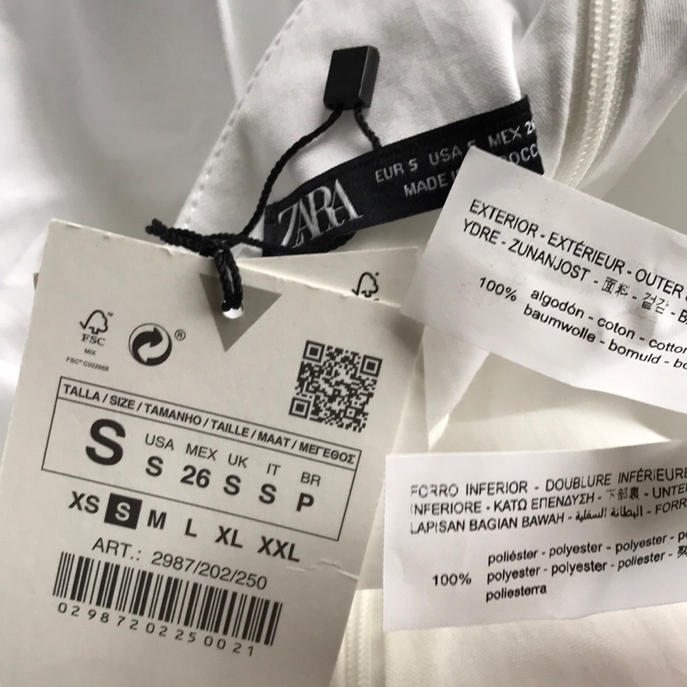 Zara White Halter Poplin Maxi Dress - Picture 11 of 16